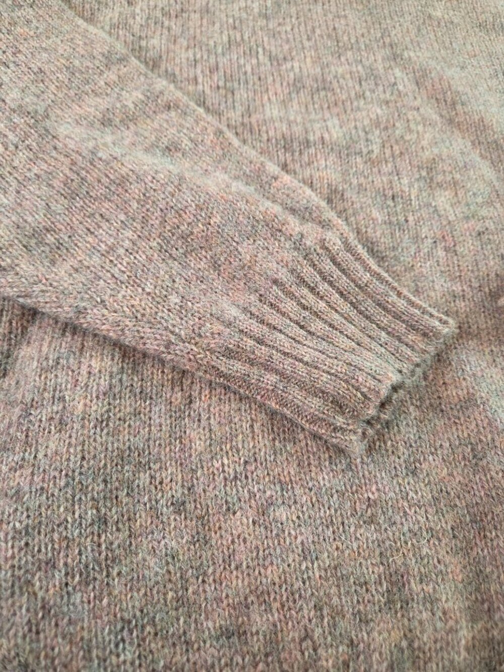 Vintage David Garrick Wool Sweater Mens Size Small Dusty Rose Eaton's 1980s NWT - Picture 3 of 10